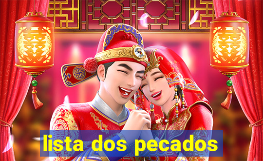 lista dos pecados